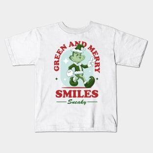 Grinchy Goodness Christmas Kids T-Shirt